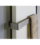 Photo: MAGNIFICA towel radiator rail holder 650x80 mm, brushed stainless steel