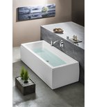 Photo: KRYSTA Rectangular Bath 180x80x39cm, White