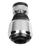 Photo: Perlátor s kĺbom a prepínačom, redukcia (M22x1 a M24x1) chróm a plast