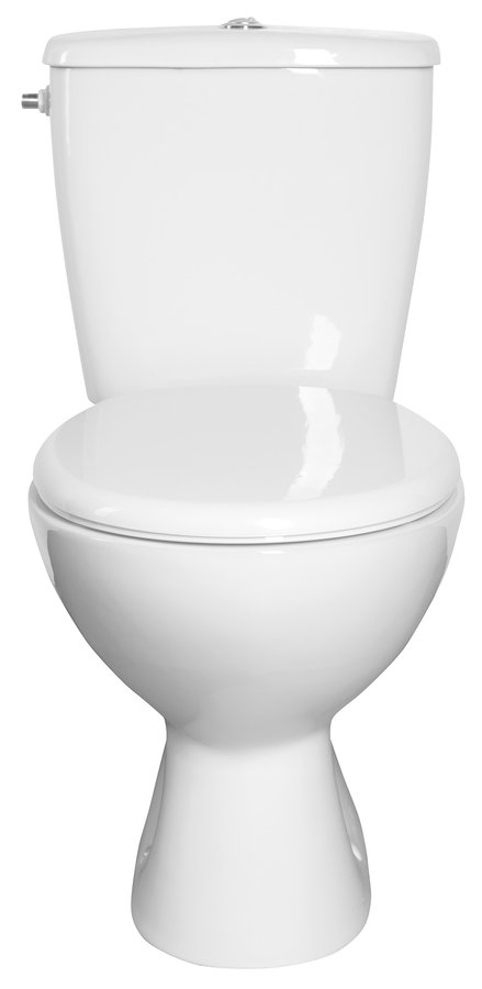 Aqualine MIGUEL WC kombi, dvojtlačítko 3/6l, spodní odpad, bílá LC2258