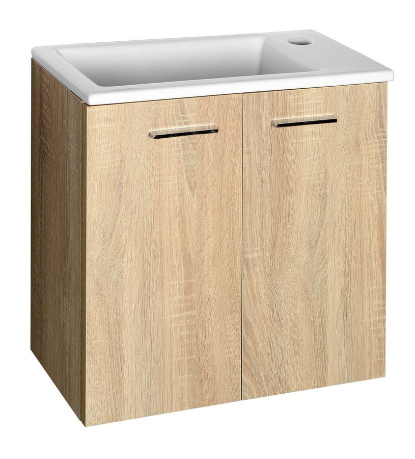 Aqualine ZUNO 50 keramické umývátko nábytkové 50x25cm, bílá 9050