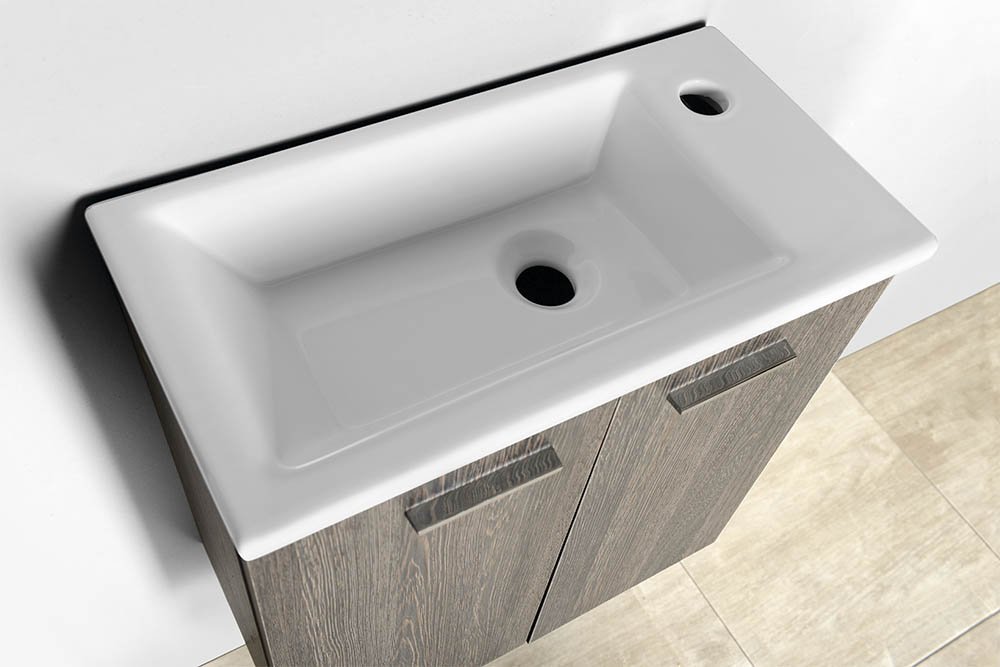 Aqualine ZUNO 50 keramické umývátko nábytkové 50x25cm, bílá 9050