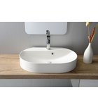 Photo: HELEN countertop Cultured Marble Washbasin 63x43cm, white