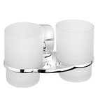 Photo: RUMBA Double Tumbler Holder, frosted glass