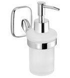 Photo: RUMBA soap dispenser 160ml, frosted glass, chrome