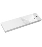 Photo: AGOS Cultured Marble Washbasin 80x22cx11cm, white/left/right