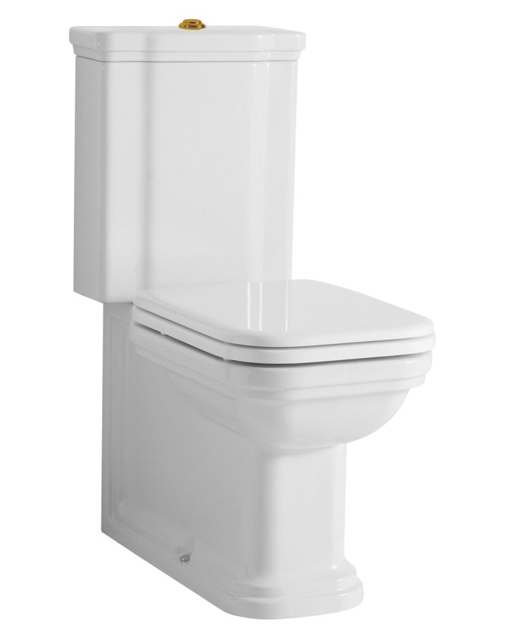 Kerasan WALDORF WC kombi mísa 40x68cm, spodní/zadní odpad, bílá 411701