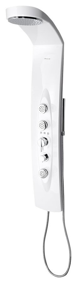 MOLA termostatický sprchový panel nástěnný 210x1300mm, bílá 80365