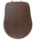 Photo: RETRO WC sedátko, Soft Close, orech/chróm