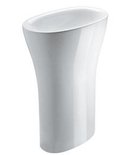 Photo: AQUATECH keramické umyvadlo volně stojící do prostoru, 60x85x40cm, bílá