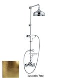 Photo: SASSARI Shower Panel with Therm. Mixer,Soap dish,1250mm,bronze