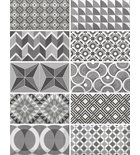 Photo: METRO wall tile Patchwork B&W 7,5x15 (EQ-10D) (0,136m2)