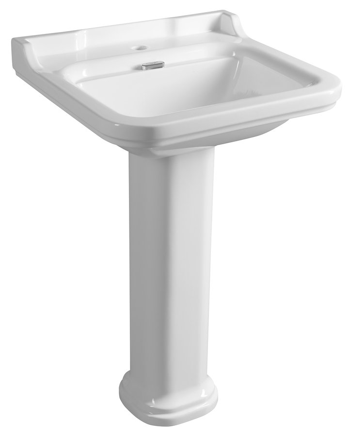 Kerasan WALDORF keramické umyvadlo 60x55cm, bílá 4140K1