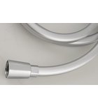 Photo: QUADROFLEX plastic shower hose, 150cm, square, silver/chrome