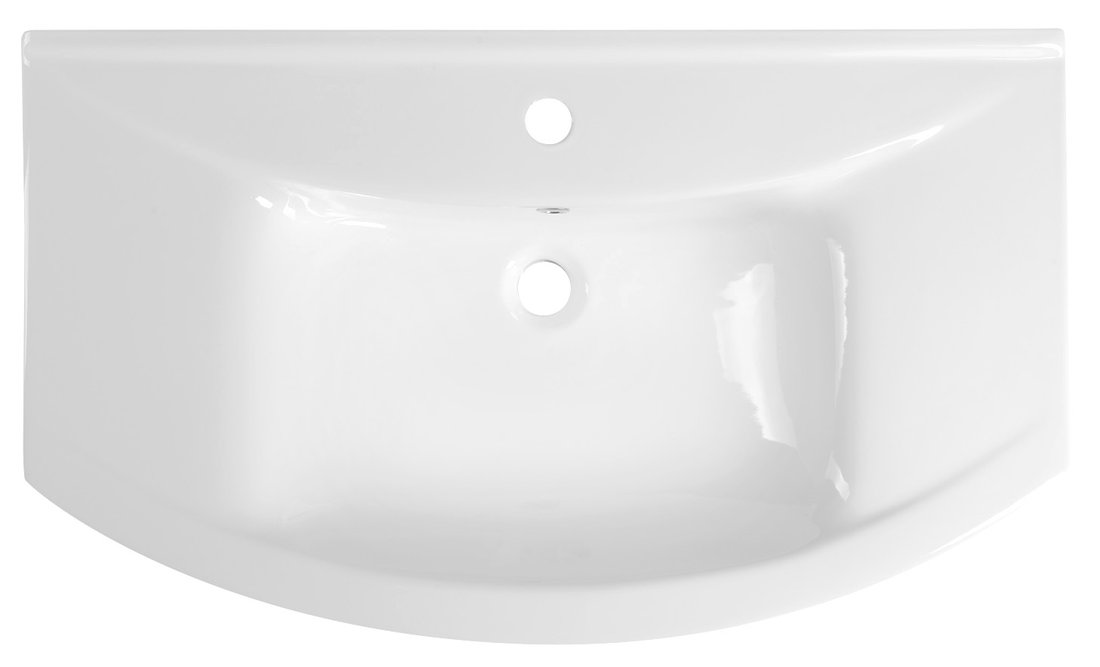 Aqualine ZERO 86 keramické umyvadlo nábytkové 86x50cm, bílá 6085