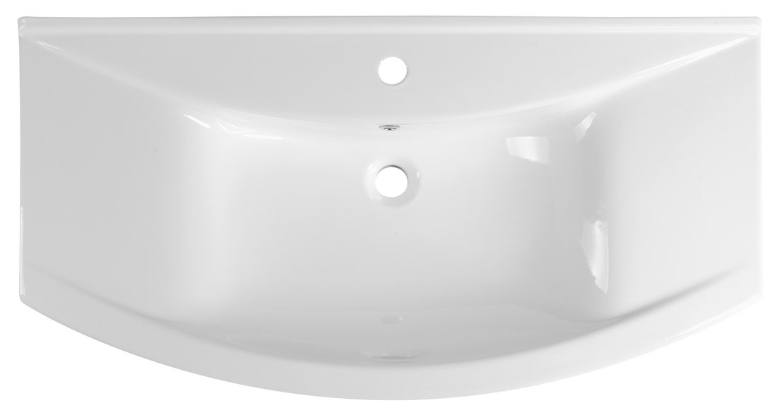 Aqualine ZERO 97 keramické umyvadlo nábytkové 97x51cm, bílá 6095