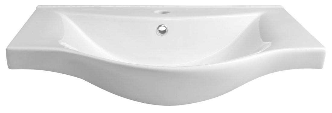 Aqualine ZARA 65 keramické umyvadlo nábytkové 64,5x46cm, bílá 10065