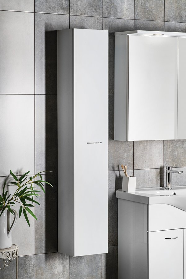 Aqualine ZOJA/KERAMIA FRESH skříňka vysoká 25x140x20cm, bílá 51125