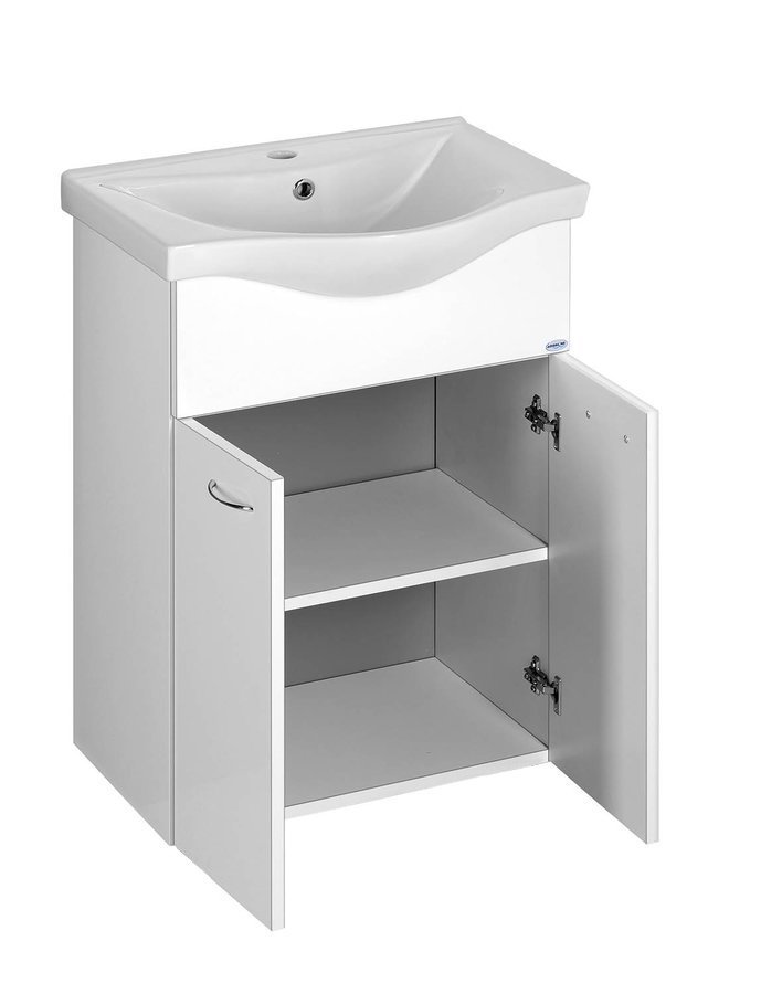 Aqualine KERAMIA FRESH umyvadlová skříňka 51,1x74x34cm, bílá 50057