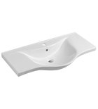 Photo: ZARA 100 ceramic washbasin for furniture 99,5x46,5cm, white