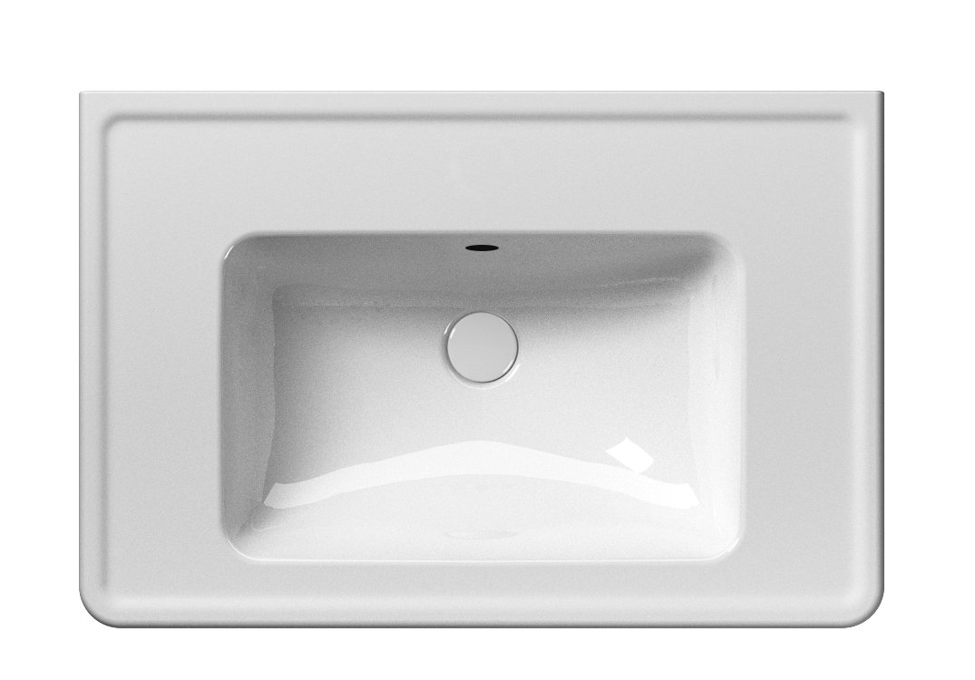 GSI CLASSIC keramické umyvadlo 75x50cm, bez otvoru, bílá ExtraGlaze 8787011