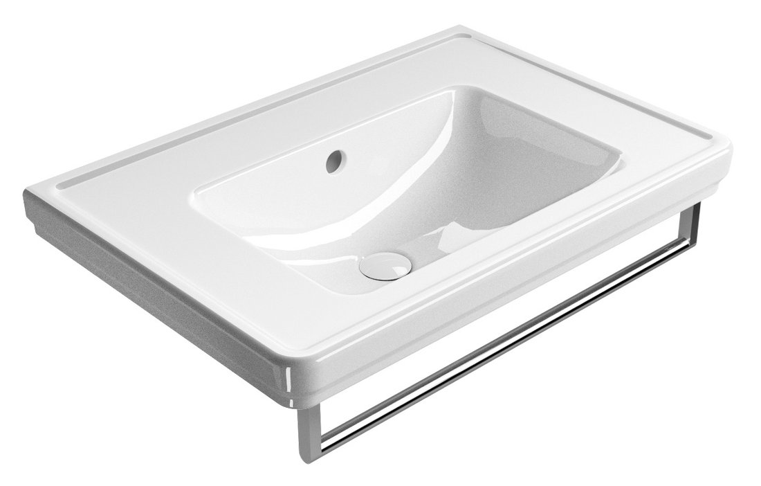 GSI CLASSIC keramické umyvadlo 75x50cm, bez otvoru, bílá ExtraGlaze 8787011