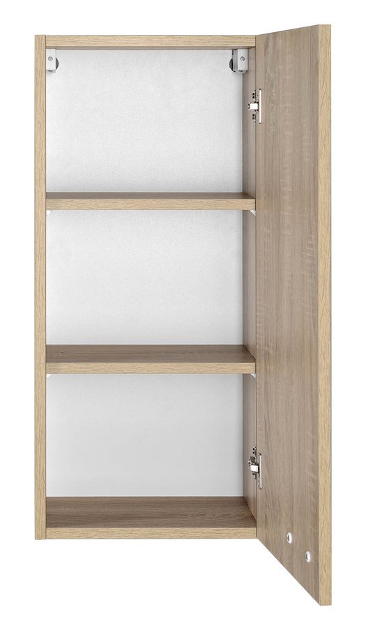 Aqualine ZOJA/KERAMIA FRESH horní skříňka 35x76x23cm, dub platin 50336