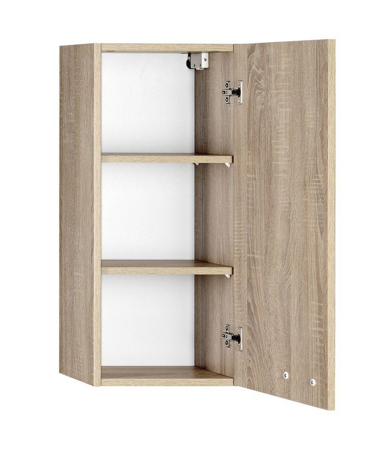Aqualine ZOJA/KERAMIA FRESH horní skříňka 35x76x23cm, dub platin 50336
