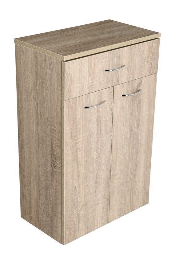 Aqualine ZOJA/KERAMIA FRESH skříňka spodní se zásuvkou 50x78x29cm, dub platin 50315
