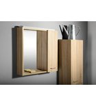Photo: ZOJA/KERAMIA FRESH LED Mirror Cabinet, 60x60x14cm, right, oak platin