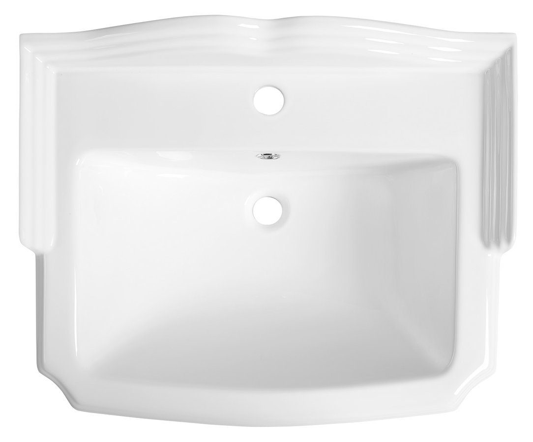 Aqualine ANTIK keramické umyvadlo, 58x47 cm, bílá AK102