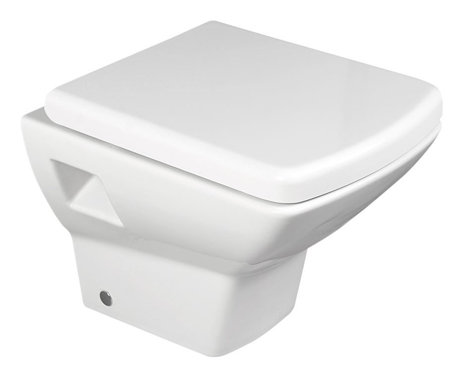 SOLUZIONE závěsná WC mísa, 35x50,5cm, bílá