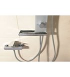 Photo: ROME Shower Panel without Mixer Tap, aluminum