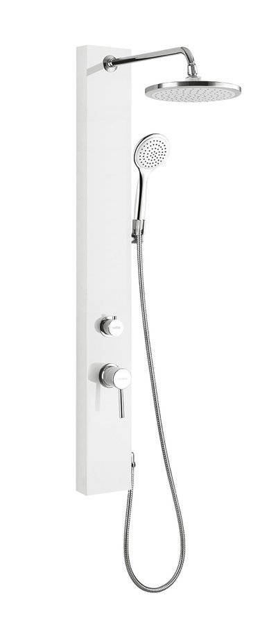Aqualine FIGA sprchový panel 125x1050mm, bílá SL230