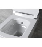 Photo: PURITY závesná WC misa s bidet. spŕškou, 35x55,5cm, biela
