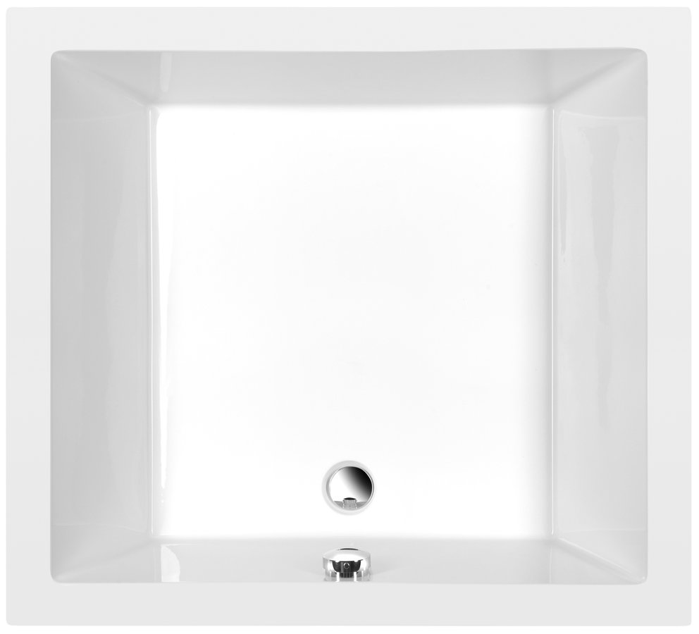 DEEP hluboká sprchová vanička s konstrukcí, obdélník 100x90x26cm, bílá 72349