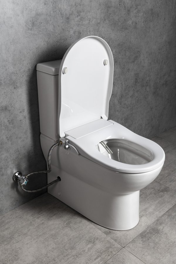 Sapho CLEAN STAR bidetové sedátko, D-tvar LB402