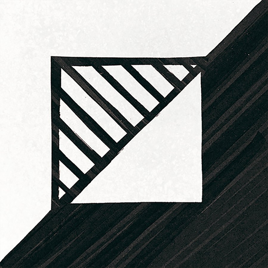 CAPRICE DECO dlažba Patchwork B&W 20X20 (EQ-5) (1m2) 22105