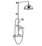 Photo: VIENNA Shower Combi Set inc Mixer Tap+ Soap R.Holder, 1267mm, chrome