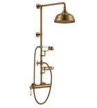 Photo: VIENNA Shower Set inc Mixer Tap +Soap R. Holder, 1267mm, bronze