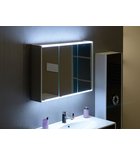 Photo: BATU Mirror Cabinet 100x71x15cm, 2x LED light, white