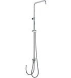 Photo: Shower Combi Set without Mixer Tap, Shower Head and Hand Shower, chrome