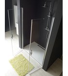 Photo: ONE Alcove Double Pivot Shower Doors 980-1020 mm, 6 mm clear glass