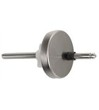 Photo: Mounting for toilet seats - screw with the nut, stainless steel handle, 2 pcs