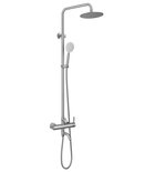 Photo: MINIMAL bath column with mixer and spout, polished stainless steel