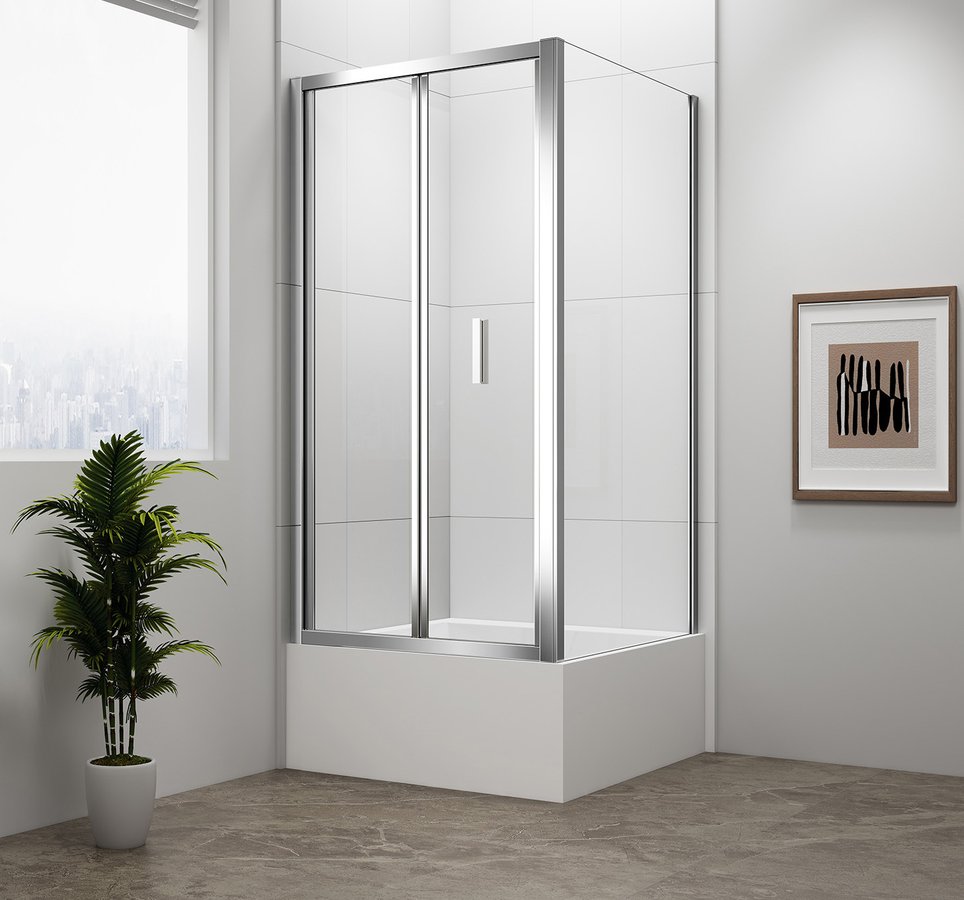 DEEP obdélníkový sprchový kout 1000x900mm L/P varianta, čiré sklo MD1910MD3316
