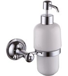 Photo: ASTOR soap dispenser holder 300 ml, ceramics, chrome