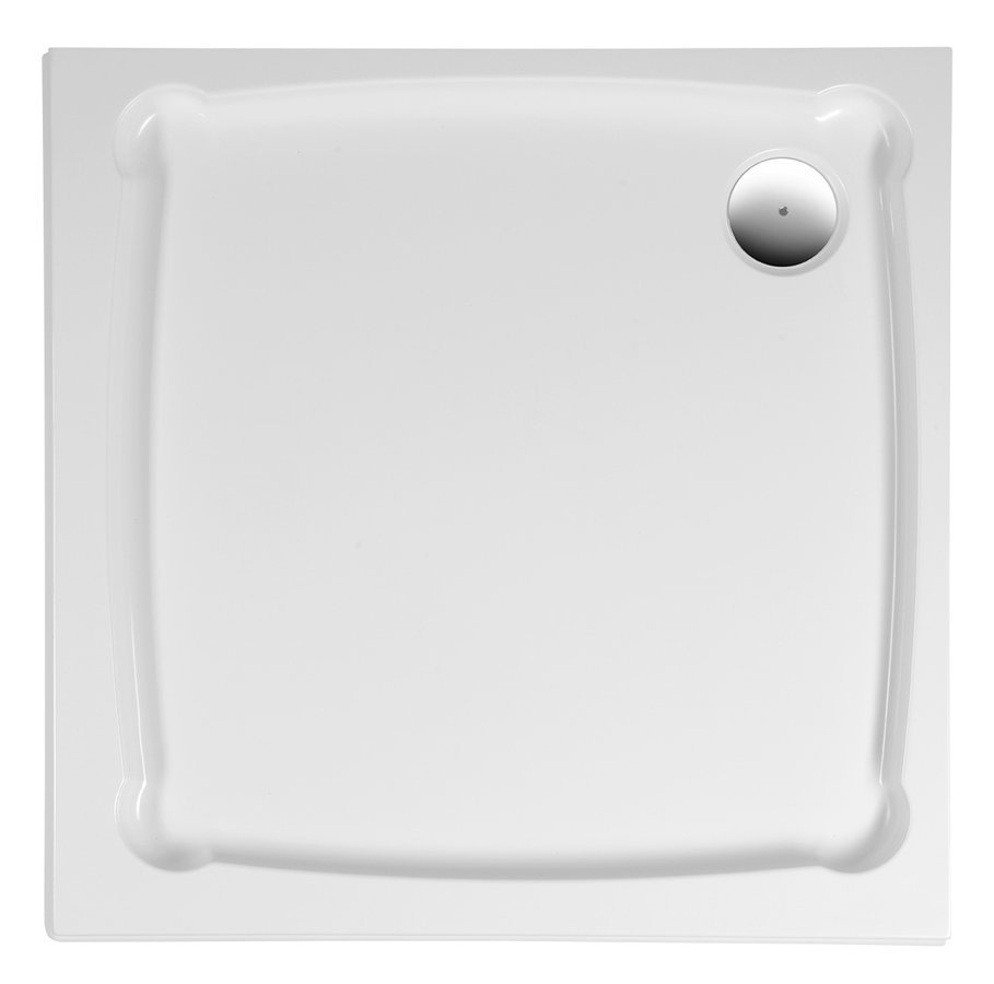 DIONA sprchová vanička z litého mramoru, čtverec 90x90x7,5cm GD009