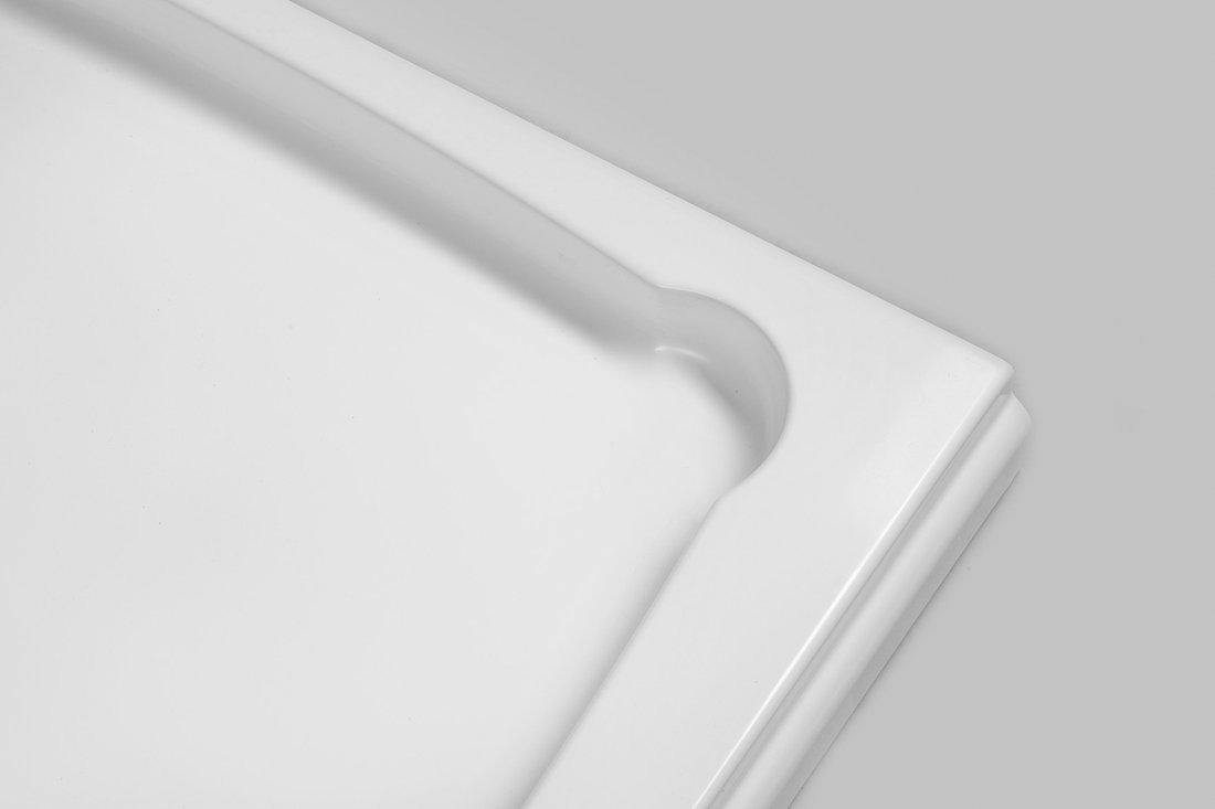 Gelco DIONA sprchová vanička z litého mramoru, čtverec 90x90x7,5cm, bílá GD009
