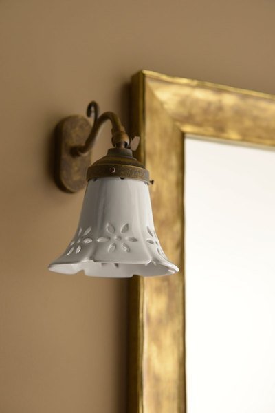 Sapho MARSALA svítidlo E14, 40W, 230V, keramické stínítko, bronz MC077